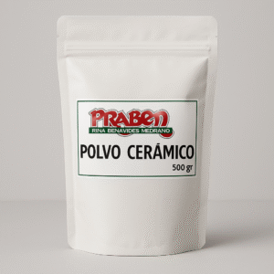 Polvo Cerámico 500 Gr para Moldes y Manualidades
