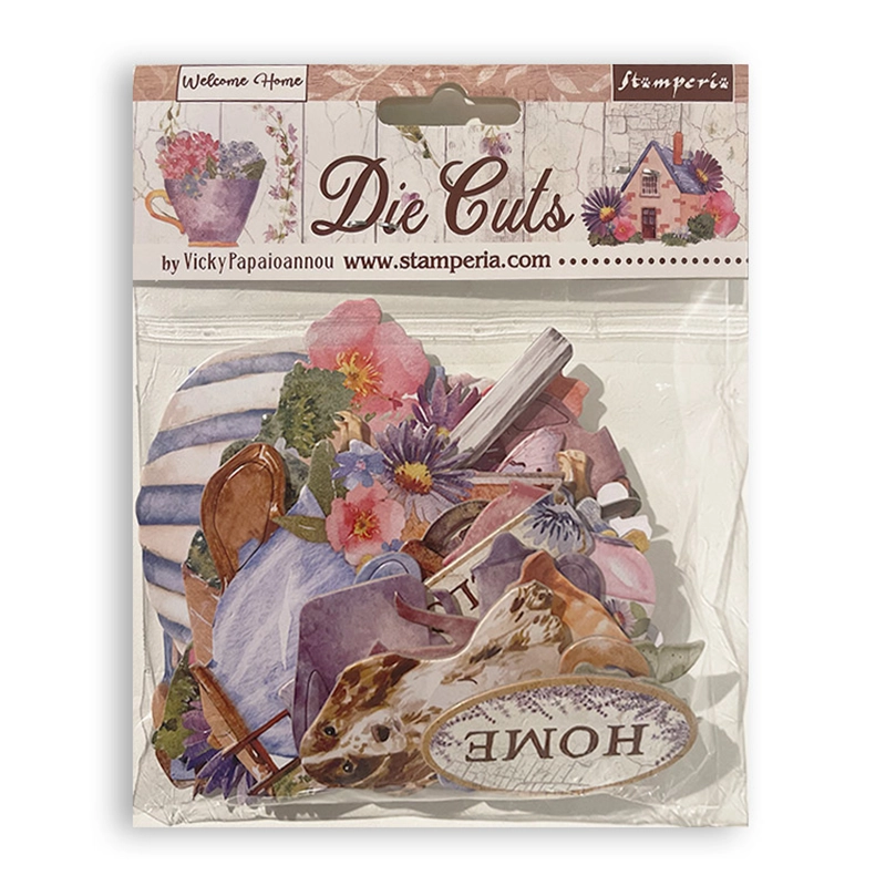 Die Cuts - Create Happiness Welcome Home