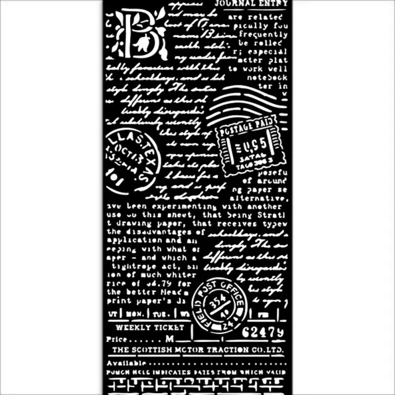 Stencil Spesso - Create Happiness Post Card