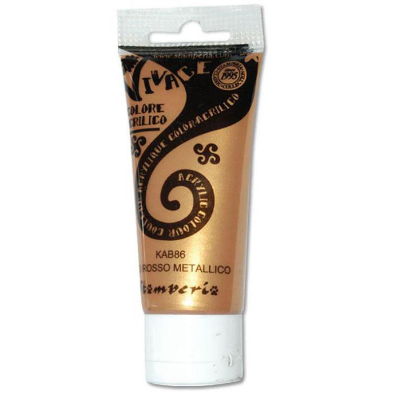 Pintura Acrílico Metalizado - Oro Rosso (XMAS)