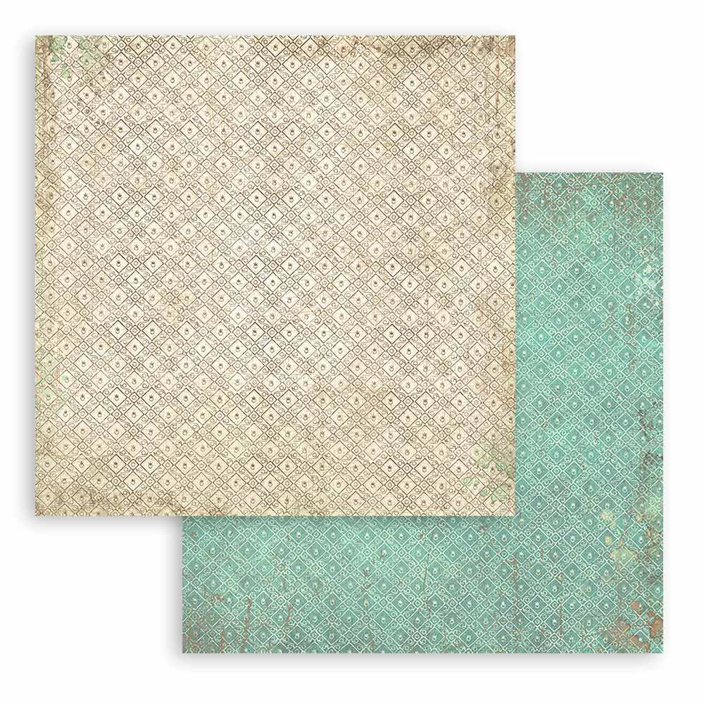 Album 10 hojas 20,3x20,3 (8"x8") Double Face Backgrounds Selection - Brocante Antiques - Imagen 31