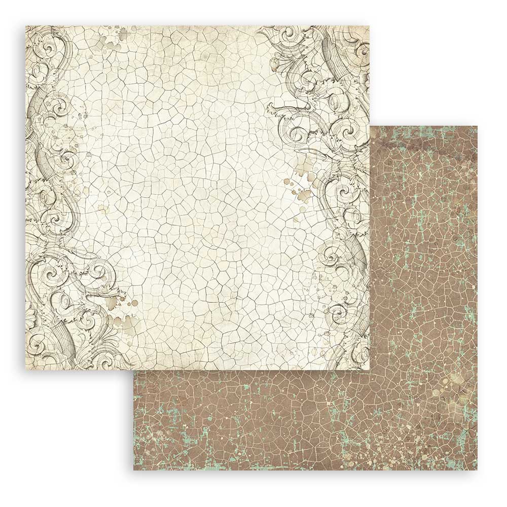 Album 10 hojas 20,3x20,3 (8"x8") Double Face Backgrounds Selection - Brocante Antiques - Imagen 25