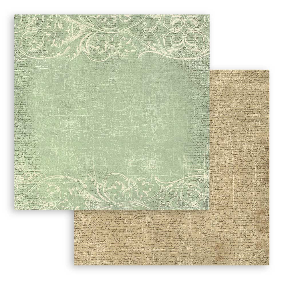 Album 10 hojas 20,3x20,3 (8"x8") Double Face Backgrounds Selection - Brocante Antiques - Imagen 28