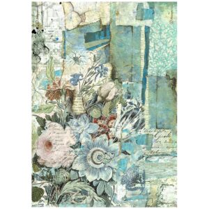A4 Papel De Arroz - Wonderland Rincón Floral Stamperia