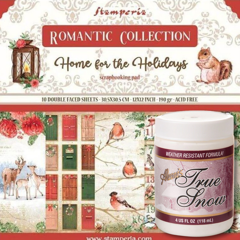 Pack Álbum Romantic Home + Pasta Nieve Blanca