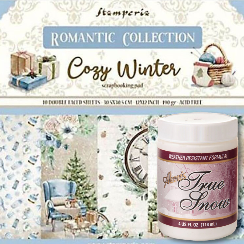 Pack Álbum Romantic Home + Pasta Nieve Blanca