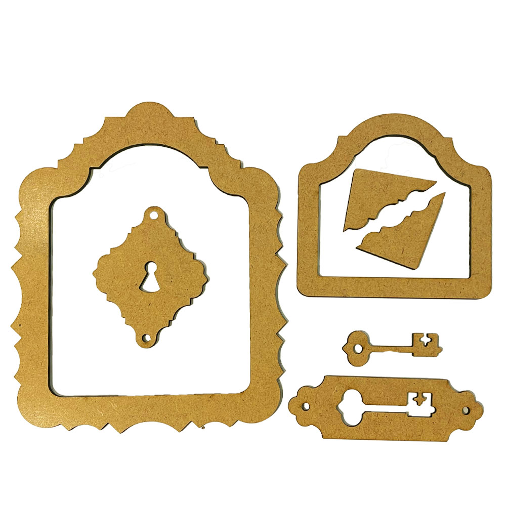 Crafty Shapes marco y llave – Alice in Christmas - Imagen 3