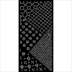 Stencil grueso cm 12x25 - Azulejos mixtos - Quiet Days