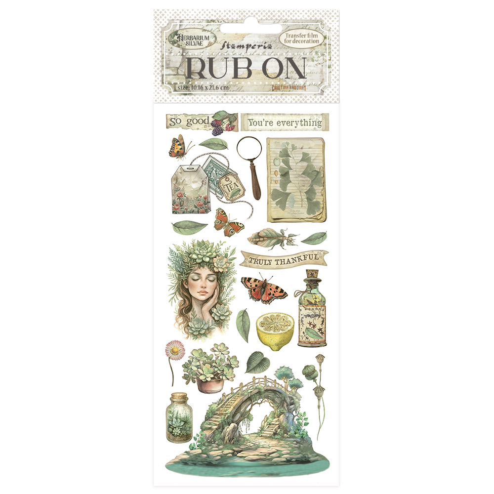 Rub-on 10,16×21,6 cm bridge – Herbarium Silvae