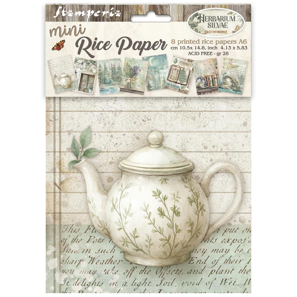 Mini Papeles de Arroz A6 8 hojas – Herbarium Silvae