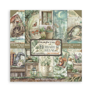 Scrapbooking Álbum 10 hojas 30,5×30,5 cm – Herbarium Silvae