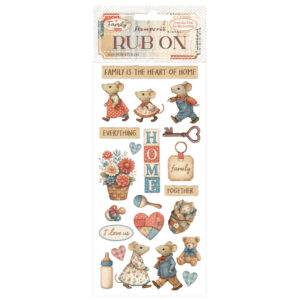 Rub-on 10,16×21,6 cm hogar – Family