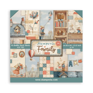 Scrapbooking Álbum 10 hojas 30,5×30,5 cm – Family