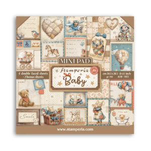 Scrapbooking Álbum Mini 6 hojas 20,3×20,3 cm – Baby