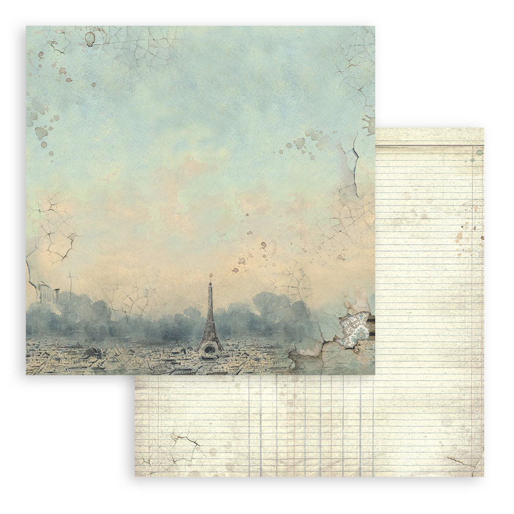 Scrapbooking Álbum Pequeño 10 hojas 20,3×20,3 cm Selección de Fondos – Voyages Fantastiques 25 - Imagen 17