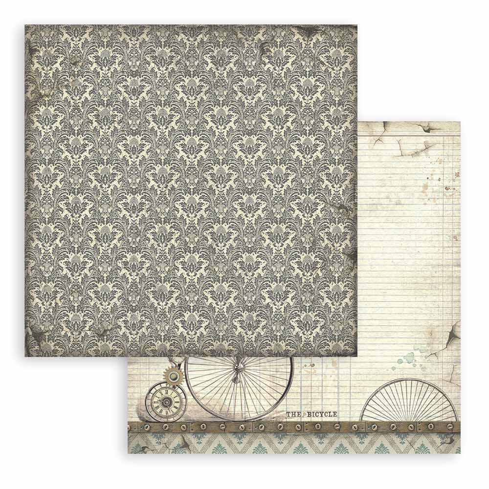 Scrapbooking Álbum Pequeño 10 hojas 20,3×20,3 cm Selección de Fondos – Voyages Fantastiques 25 - Imagen 23