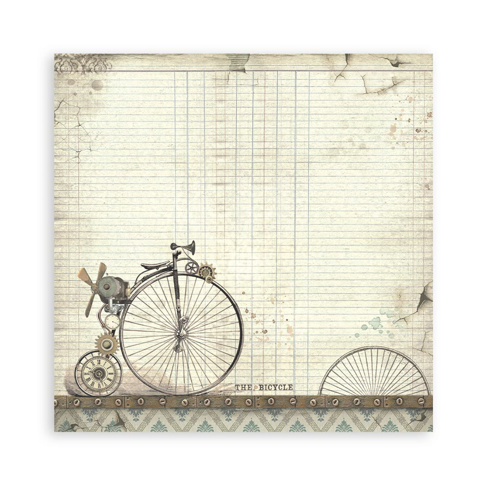 Scrapbooking Álbum Pequeño 10 hojas 20,3×20,3 cm Selección de Fondos – Voyages Fantastiques 25 - Imagen 25