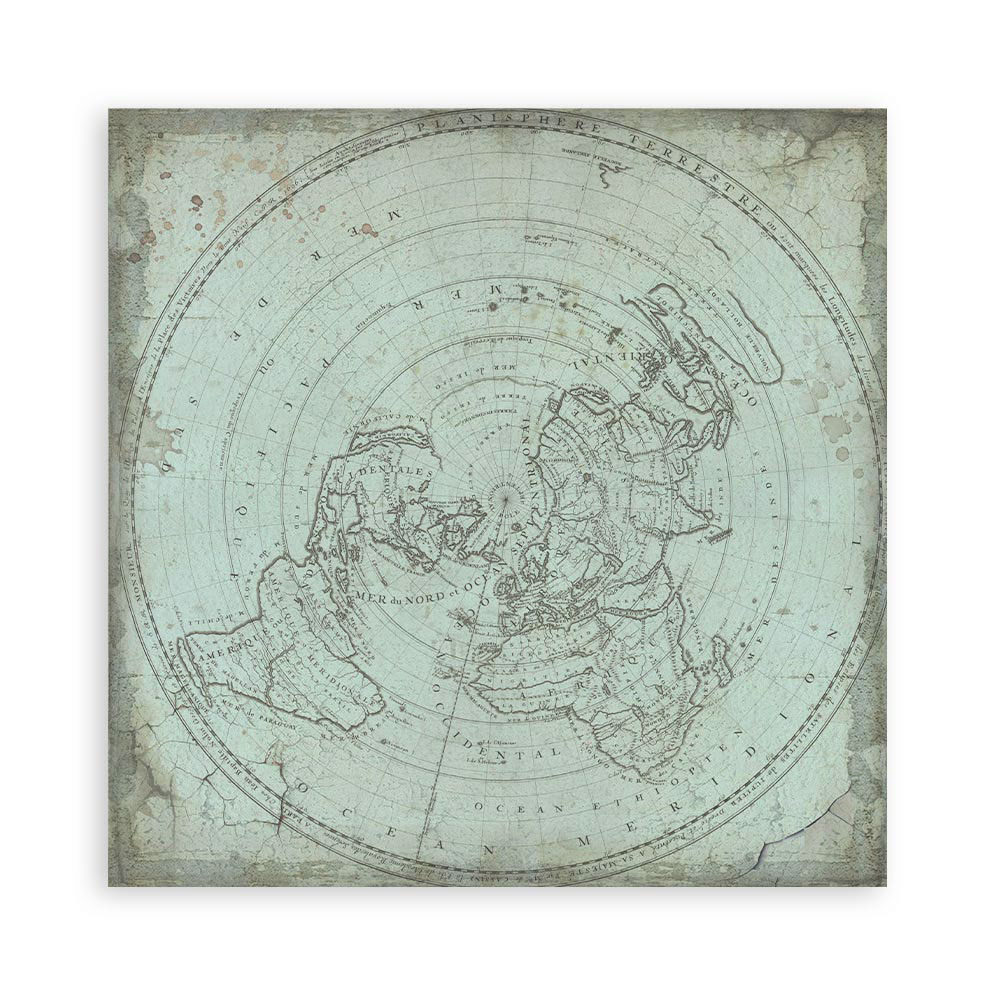 Scrapbooking Álbum Pequeño 10 hojas 20,3×20,3 cm Selección de Fondos – Voyages Fantastiques 25 - Imagen 31