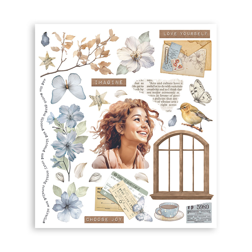 Rub-on selección 20,5×23 cm 6 páginas – Secret Diary 26 - Imagen 3