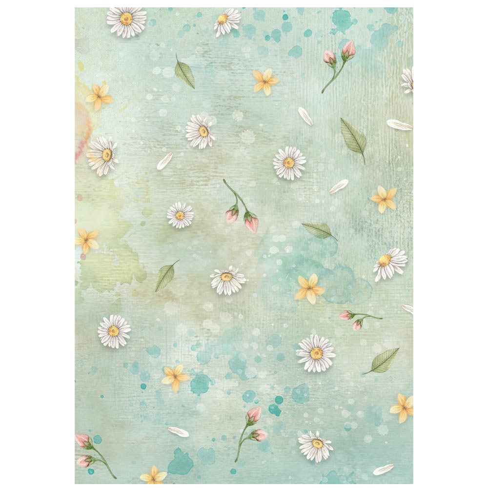 Pack 8 Papeles de Arroz A6 fondos – Daisy Art 26 - Imagen 5