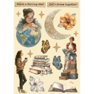 Figura de Madera A5 coloreada – Secret Diary 26