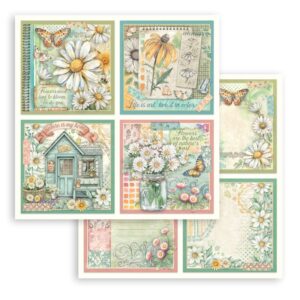 Hoja Suelta Doble Cara 4 tarjetas – Daisy Art 26