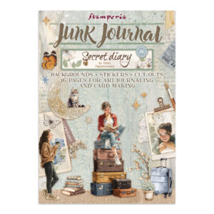 Junk Journal stickers, recortes y fondos – Secret Diary 26