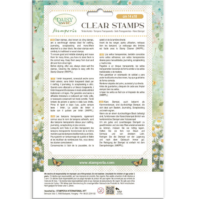 Timbre Acrílico 14×18 cm – Daisy Art 26 - Imagen 3