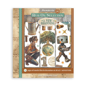 Rub-on Selection 20,5x23 cm - 6 páginas - A New Beginning