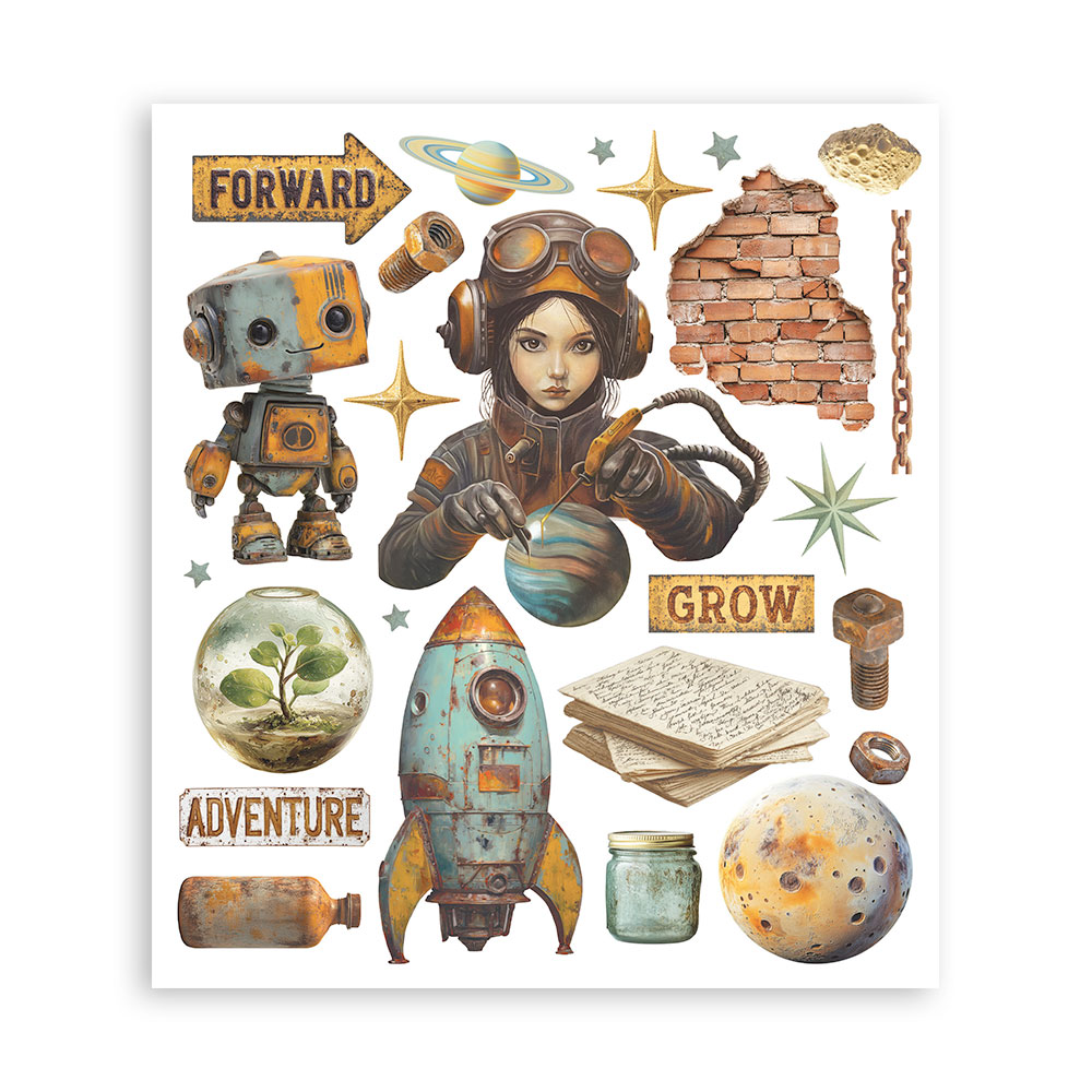 Rub-on Selection 20,5x23 cm - 6 páginas - A New Beginning - Imagen 6