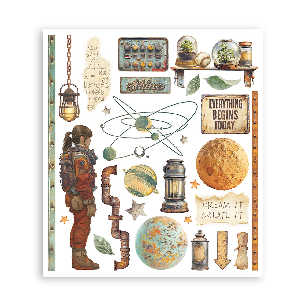 Rub-on Selection 20,5x23 cm - 6 páginas - A New Beginning - Imagen 7