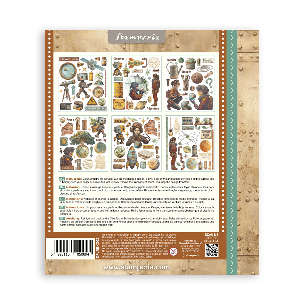 Rub-on Selection 20,5x23 cm - 6 páginas - A New Beginning - Imagen 8