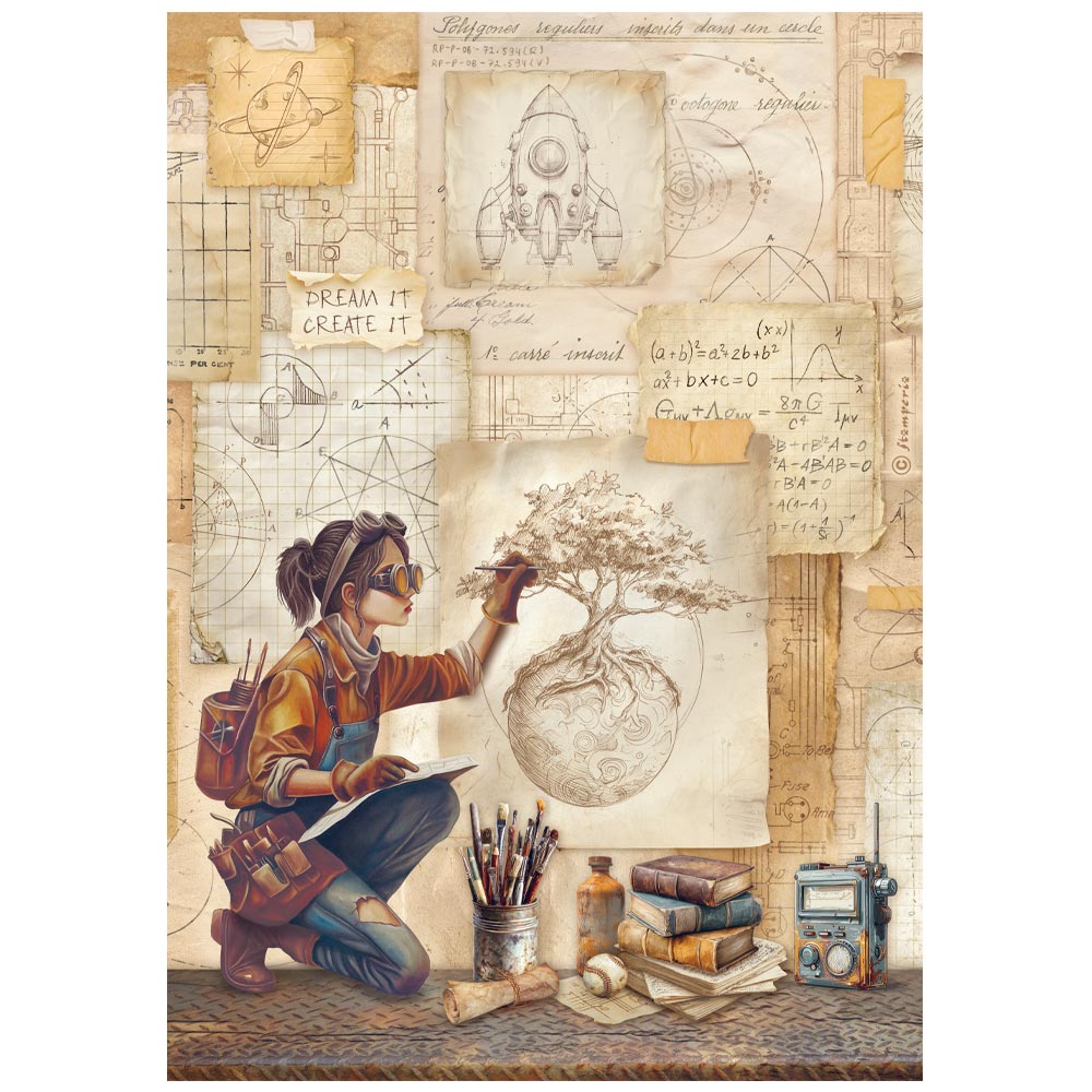 Papel de Arroz A4 Drafts and Technical Drawings - A New Beginning