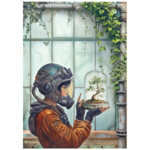 Papel de Arroz A4 Terrarium - A New Beginning