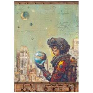 Papel de Arroz A4 Save the Planet - A New Beginning