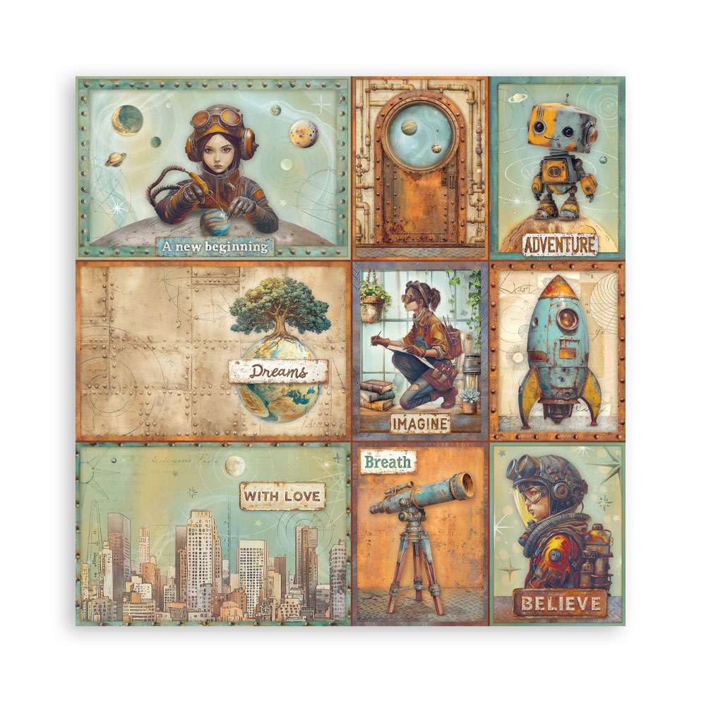 Álbum de Scrapbooking Small 10 hojas 20,3x20,3 cm - A New Beginning - Imagen 6