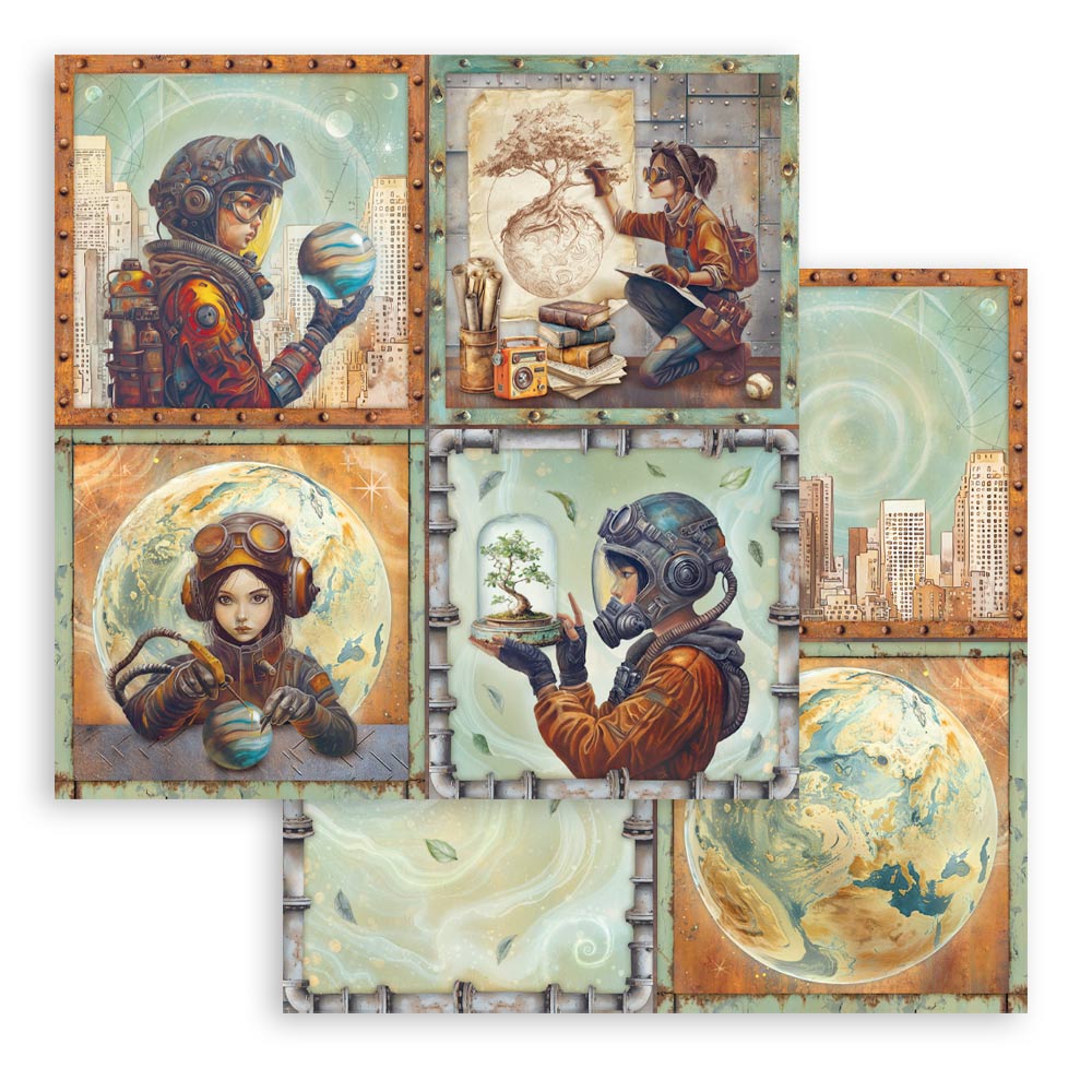 Álbum de Scrapbooking Small 10 hojas 20,3x20,3 cm - A New Beginning - Imagen 33