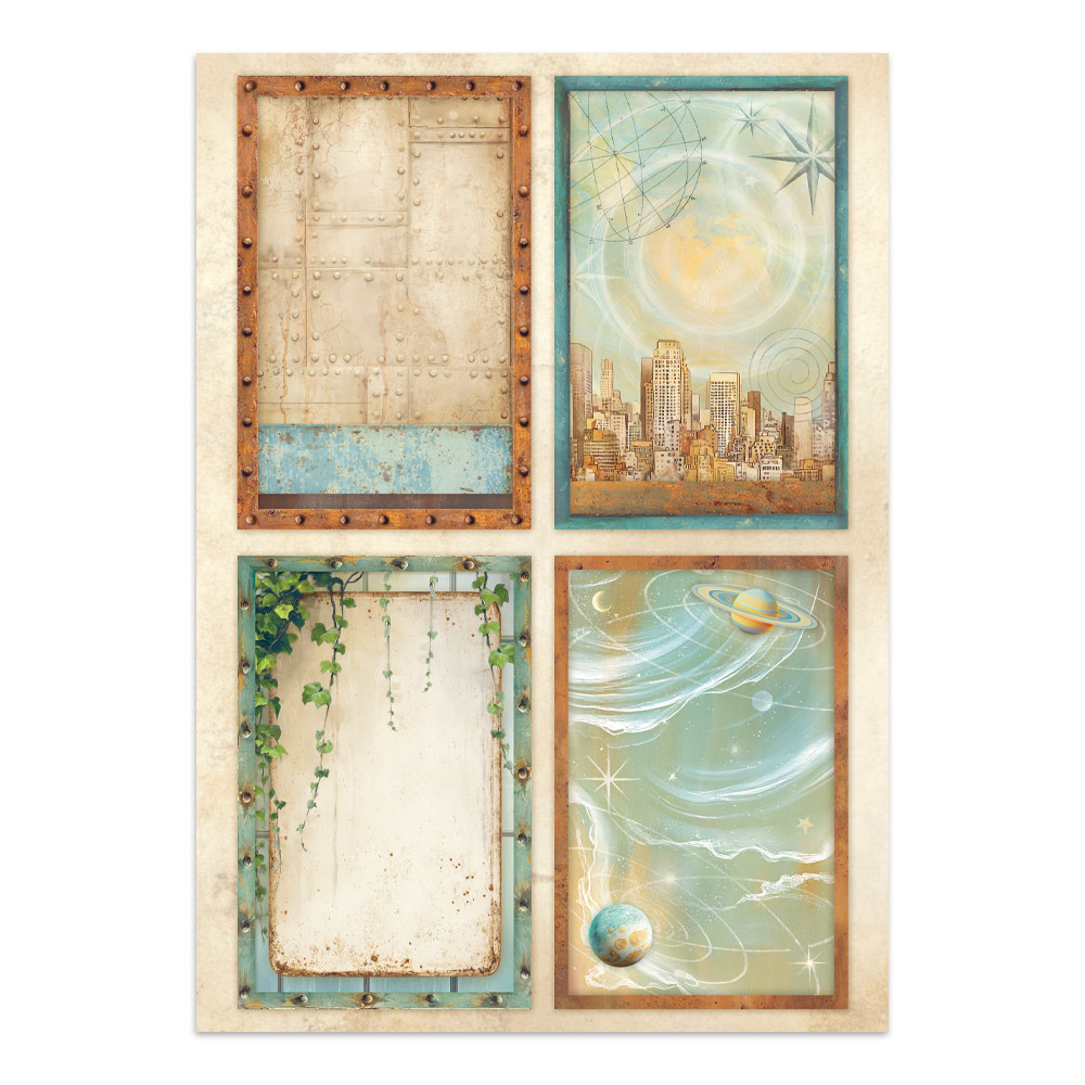 Junk Journal stickers, cut-outs, backgrounds - A New Beginning - Imagen 13