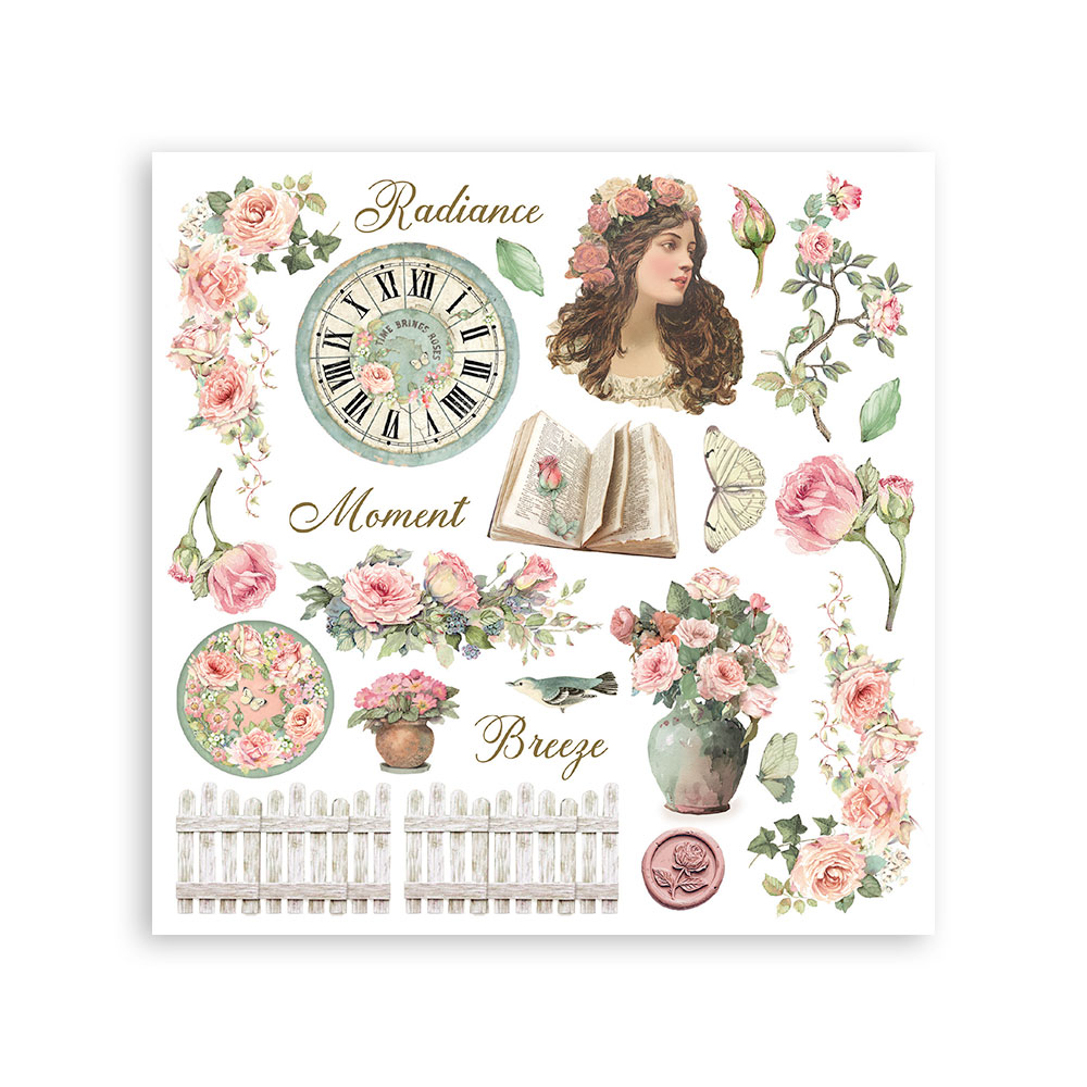 Rub-on Decorativo 15,5x15,5 cm - House of Roses - Imagen 2