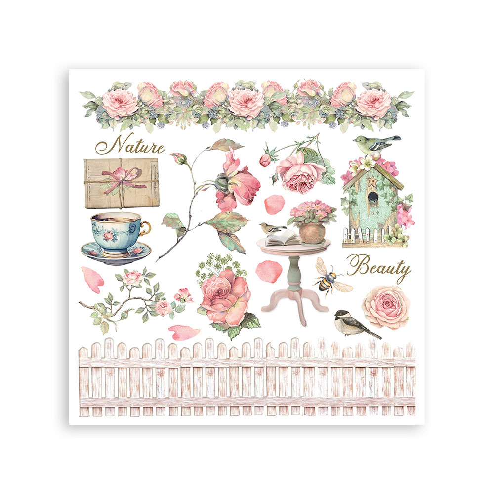 Rub-on Decorativo 15,5x15,5 cm - House of Roses - Imagen 7