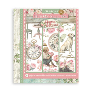 Rub-on Decorativo 20,5x23 cm - House of Roses
