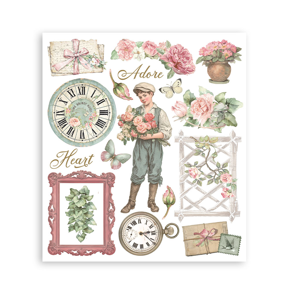 Rub-on Decorativo 20,5x23 cm - House of Roses - Imagen 4
