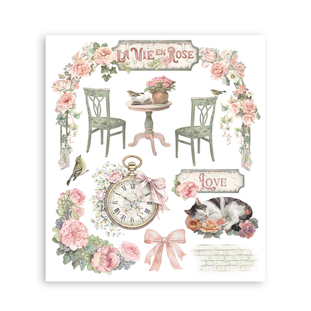 Rub-on Decorativo 20,5x23 cm - House of Roses - Imagen 5