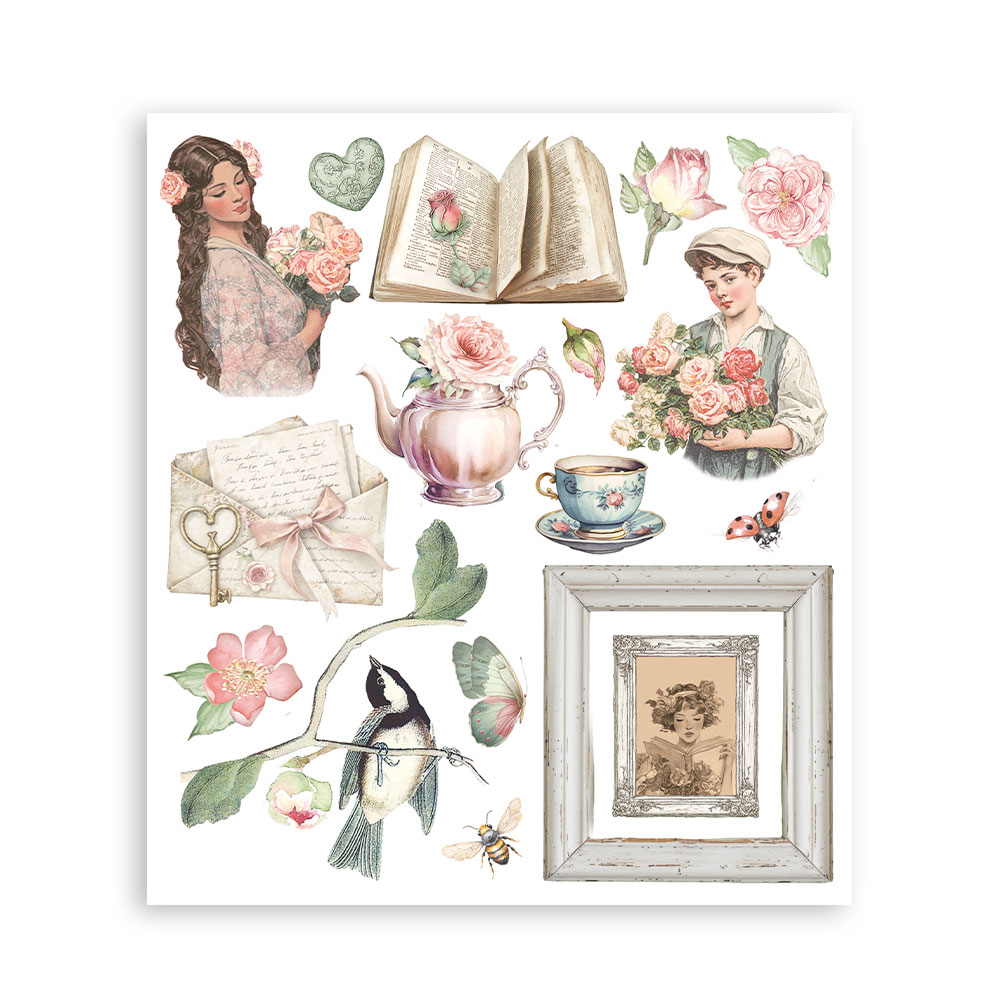 Rub-on Decorativo 20,5x23 cm - House of Roses - Imagen 7