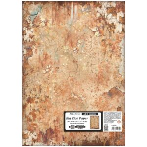 Papel de Arroz 50x70 cm Patrón Oxidado - Gardens of Time
