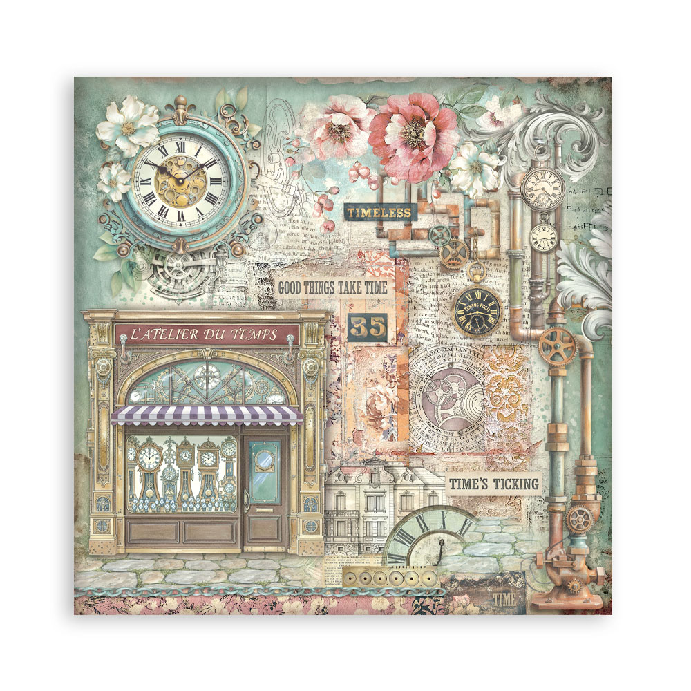 Álbum 10 Hojas 20,3x20,3 cm - Gardens of Time - Imagen 3