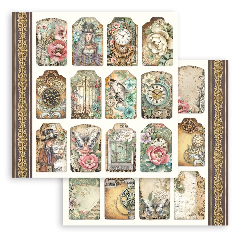 Álbum 10 Hojas 20,3x20,3 cm - Gardens of Time - Imagen 5