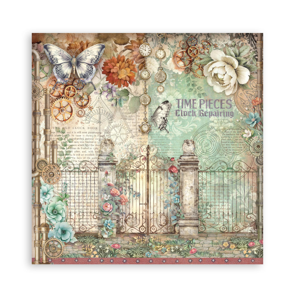 Álbum 10 Hojas 20,3x20,3 cm - Gardens of Time - Imagen 17
