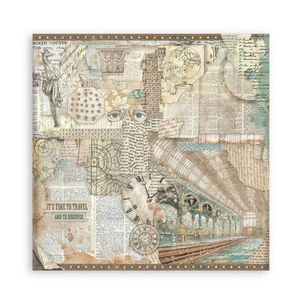 Álbum 10 Hojas 20,3x20,3 cm - Gardens of Time - Imagen 33