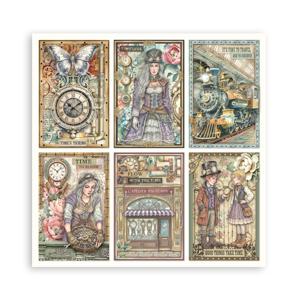 Álbum 10 Hojas 20,3x20,3 cm - Gardens of Time - Imagen 35